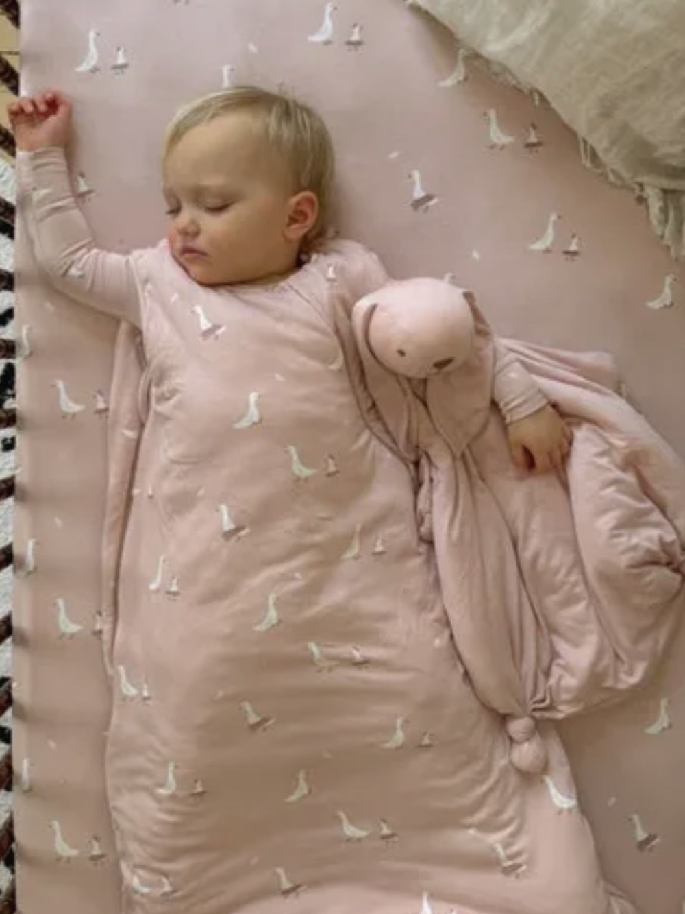New Gunamuna Pink Bunny Lovey